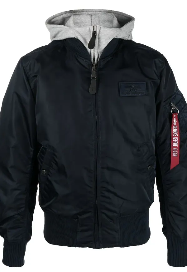 Alpha Industries MA-1 D-Tec bomberjacka - Blå