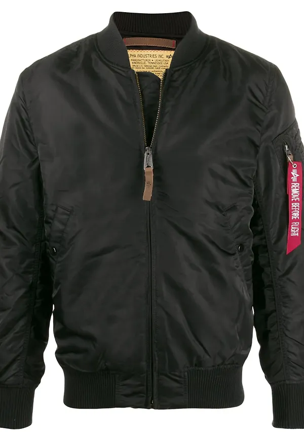 Alpha Industries MA-1 Flight bomberjacka - Svart