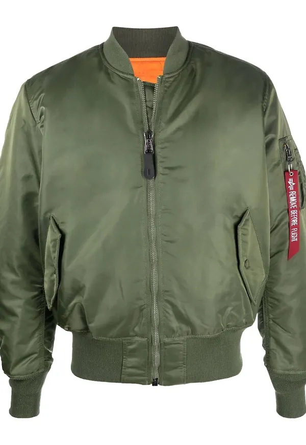 Alpha Industries MA-1 vändbar bomberjacka - Grön