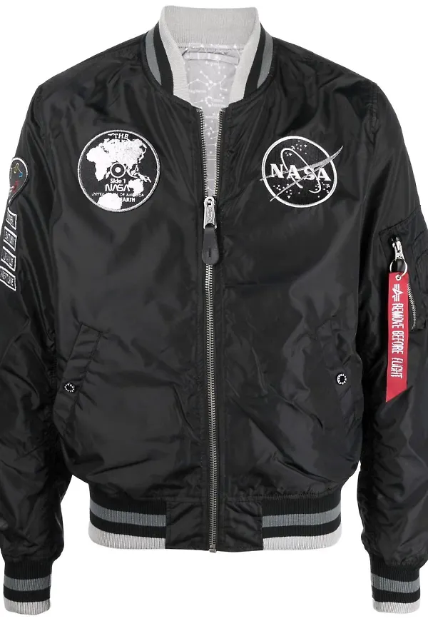 Alpha Industries NASA bomberjacka - Svart