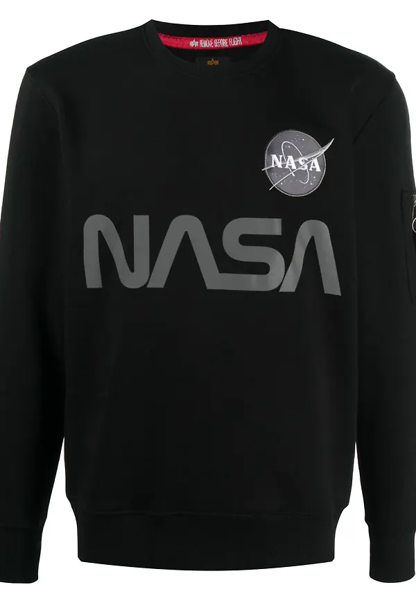 Alpha Industries NASA tröja - Svart