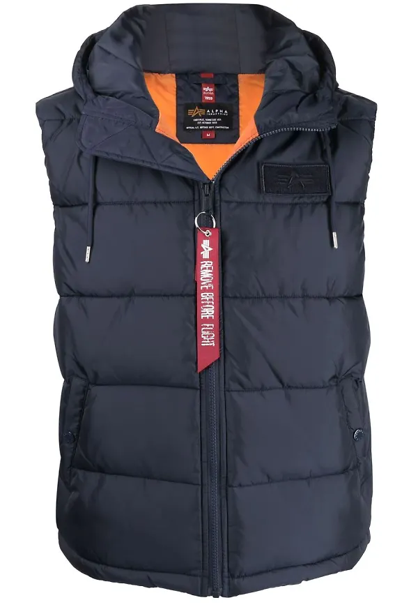 Alpha Industries quiltad väst - Blå