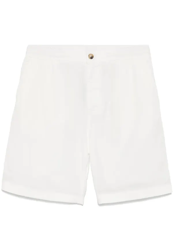 Altea shorts med elastisk midja - Vit