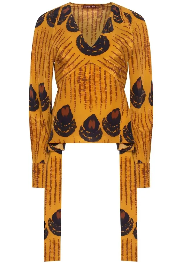 Altuzarra Dagur långärmad blus - Orange