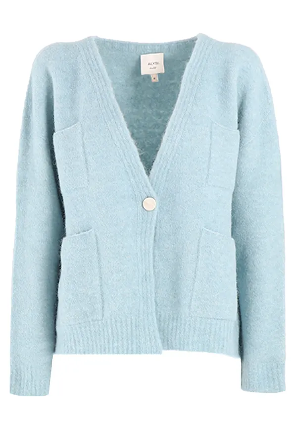 Alysi Cardigans Blå, Dam