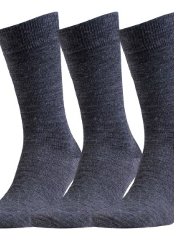 Amanda Christensen Strumpor 3P Grade Merino Wool Sock Mörkgrå Strl 47/50