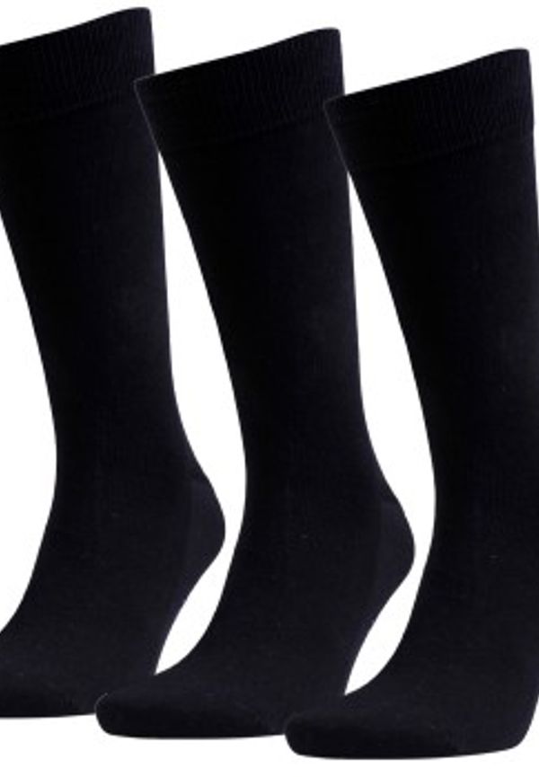 Amanda Christensen Strumpor 3P True Combed Cotton Sock Svart Strl 47/50