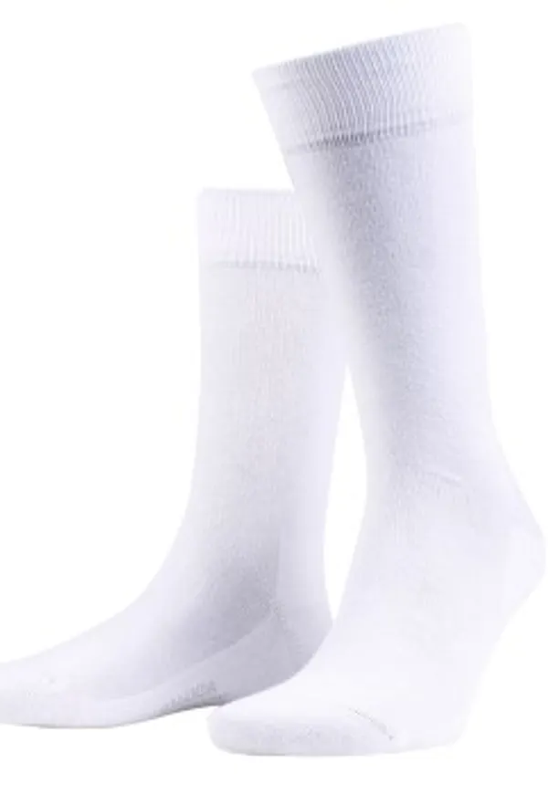 Amanda Christensen Strumpor 3P True Combed Cotton Sock Vit Strl 35/38