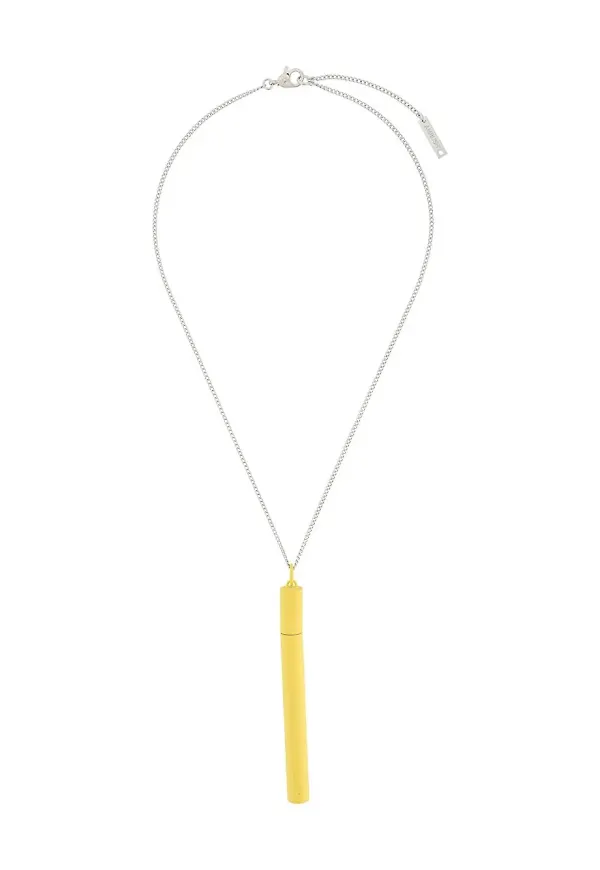 AMBUSH halsband med cigarettfodral - Silverfärgad