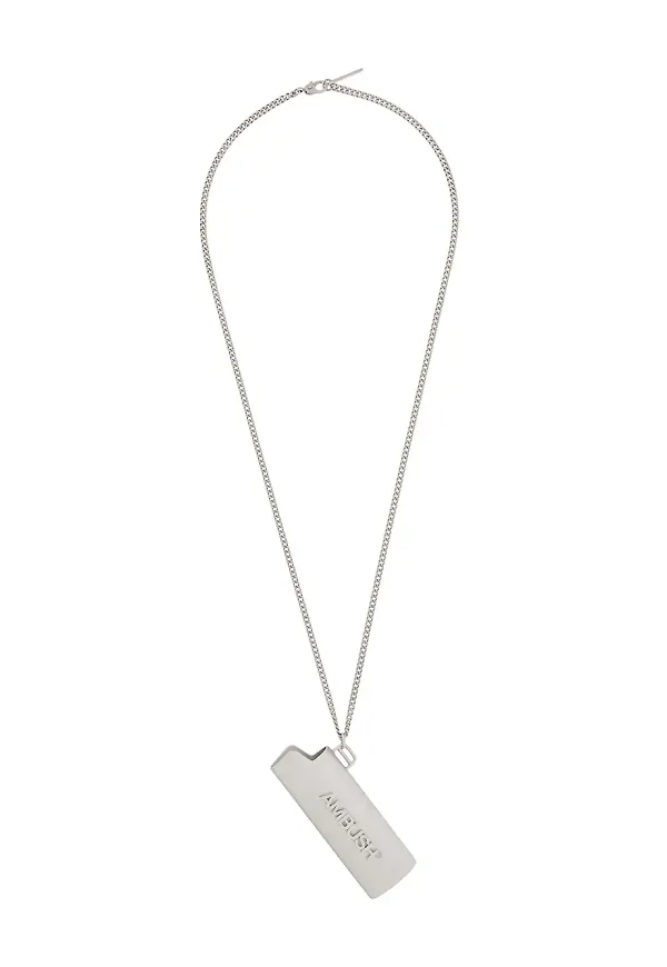 AMBUSH halsband med hänge - Silverfärgad