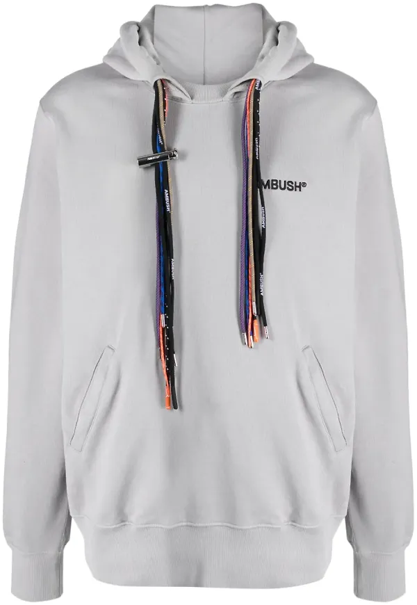AMBUSH hoodie med dragsko - Grå