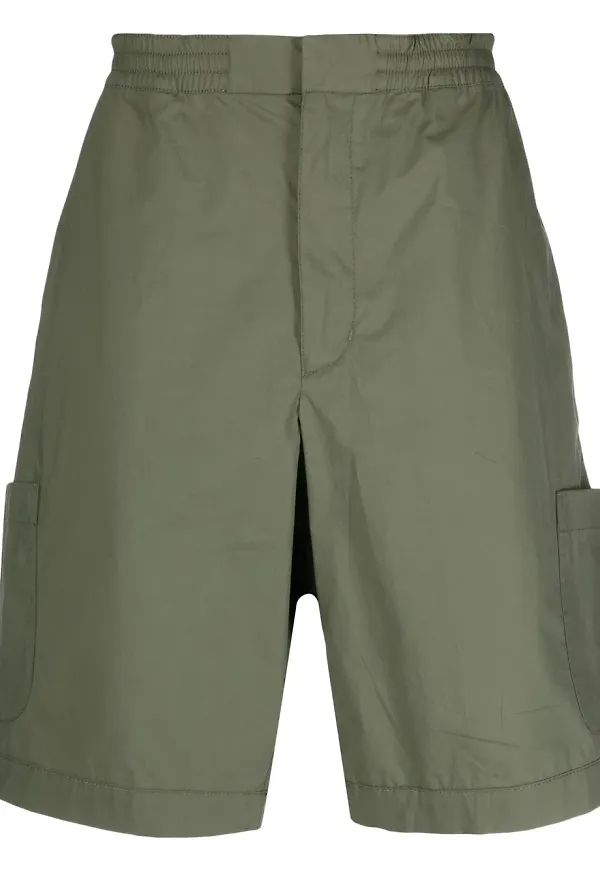 AMBUSH knälånga shorts med dragsko - Grön