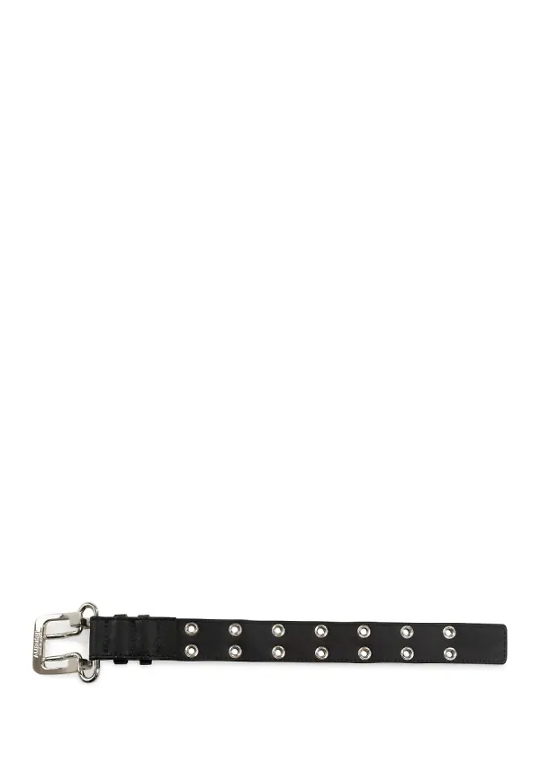 AMBUSH läderarmband med öljetter - Svart