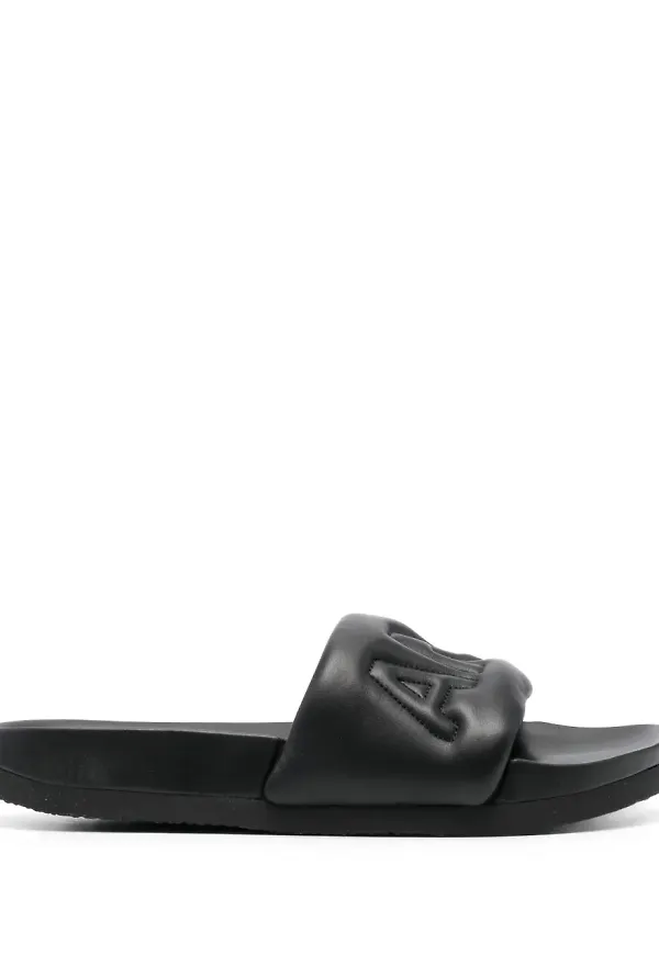 AMBUSH Lusso quiltade tofflor - Svart