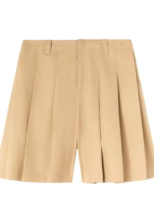 AMBUSH plisserade bomullsshorts - Brun