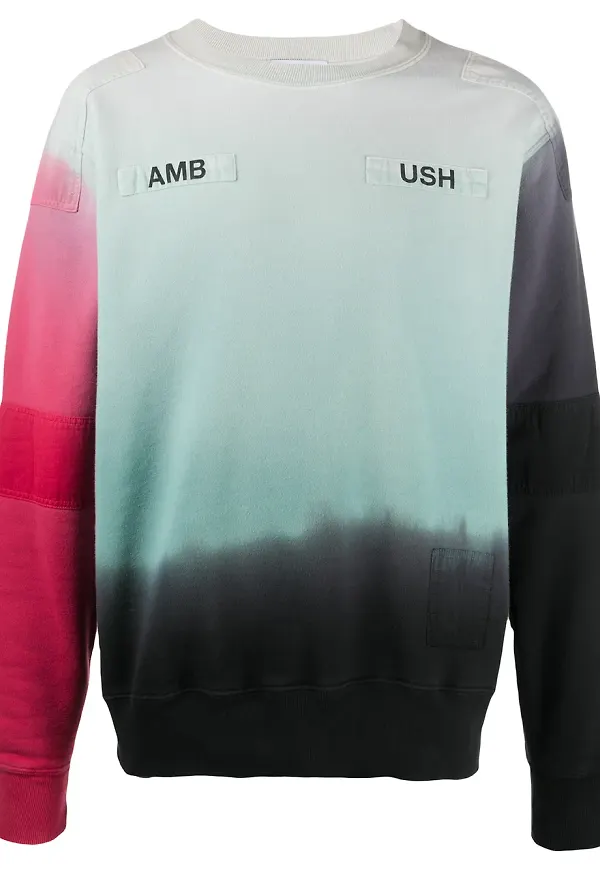 AMBUSH sweatshirt med logotyp - Grön