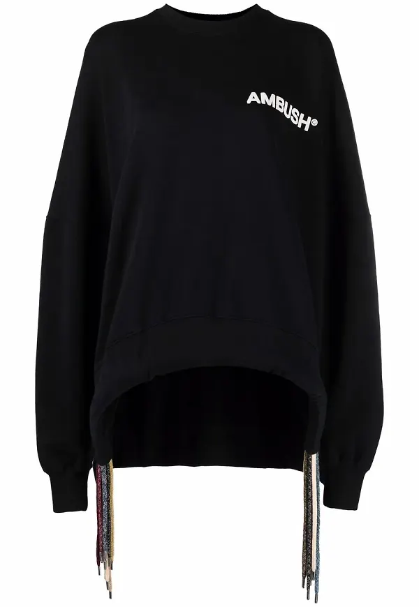AMBUSH sweatshirt med logotyp - Svart