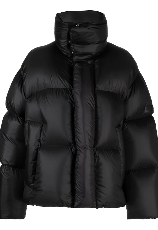 AMBUSH vadderad jacka med huva - BLACK