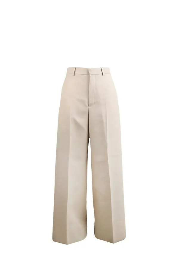 Ami Paris - Byxor - Beige - Dam - Storlek: S
