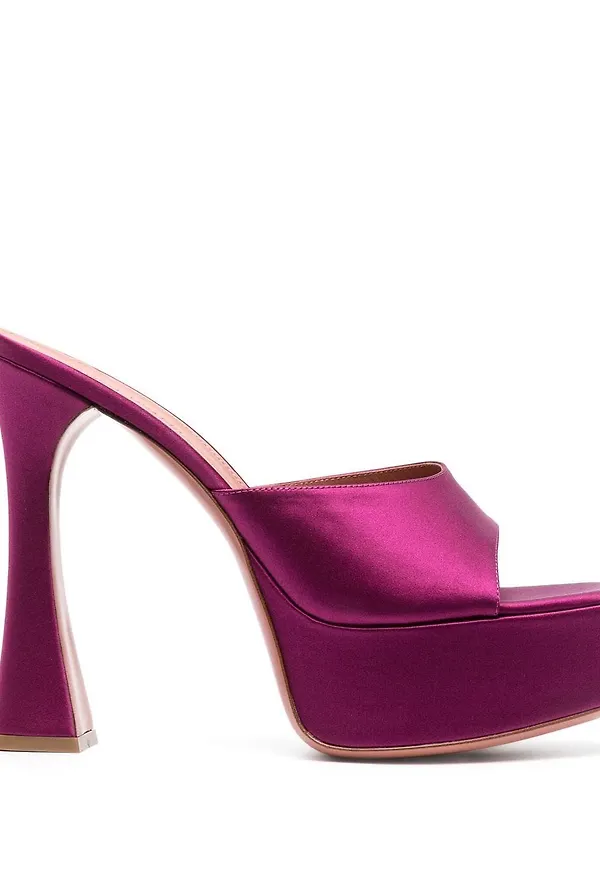 Amina Muaddi Dalida 140mm sandals - Rosa
