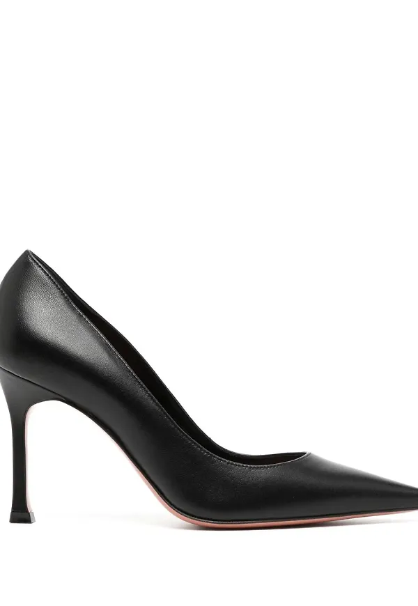 Amina Muaddi pointed high-heel pumps - Svart