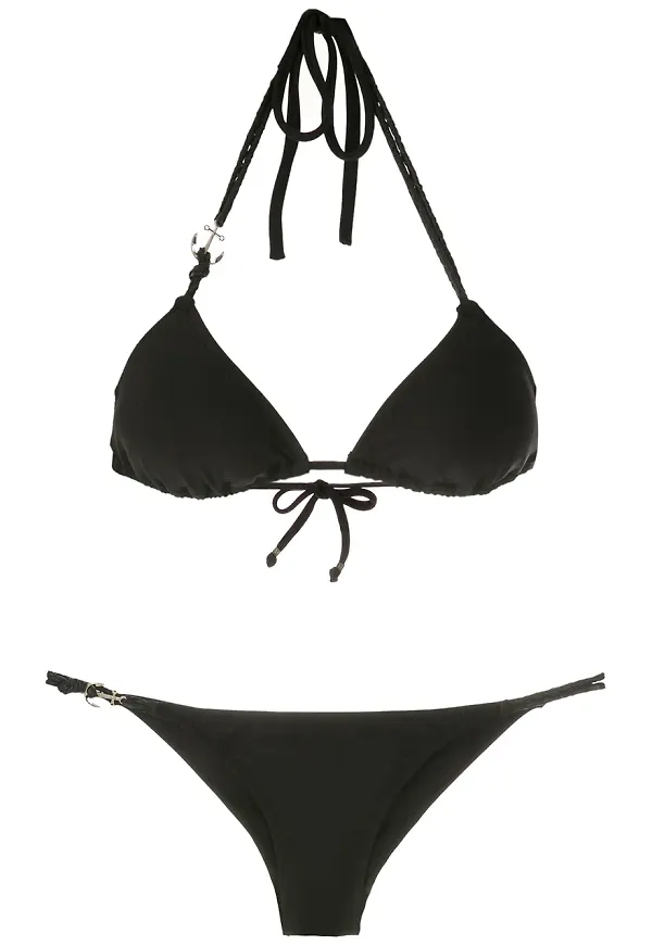 Amir Slama trekantsformad bikini - Svart