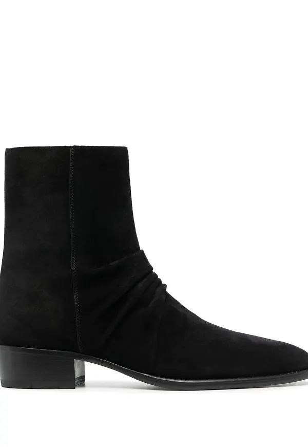 AMIRI ankelboots i mocka - Svart