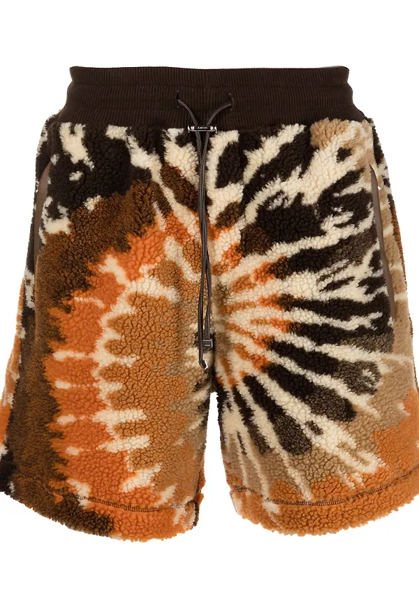 AMIRI batikmönstrade fleeceshorts - Flerfärgad