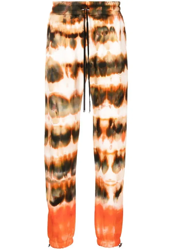 AMIRI batikmönstrade sweatpants - Brun