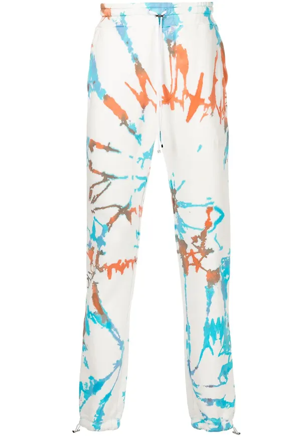 AMIRI batikmönstrade sweatpants - Vit