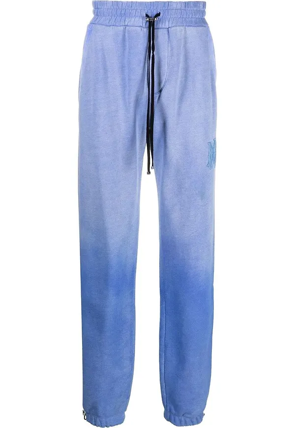 AMIRI blekta sweatpants - Blå
