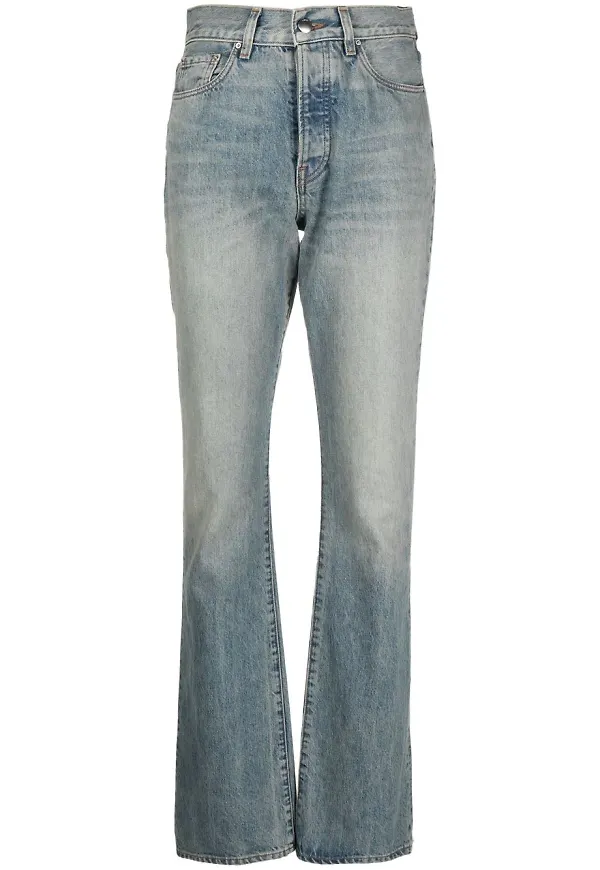 AMIRI bootcut-jeans med hög midja - Blå