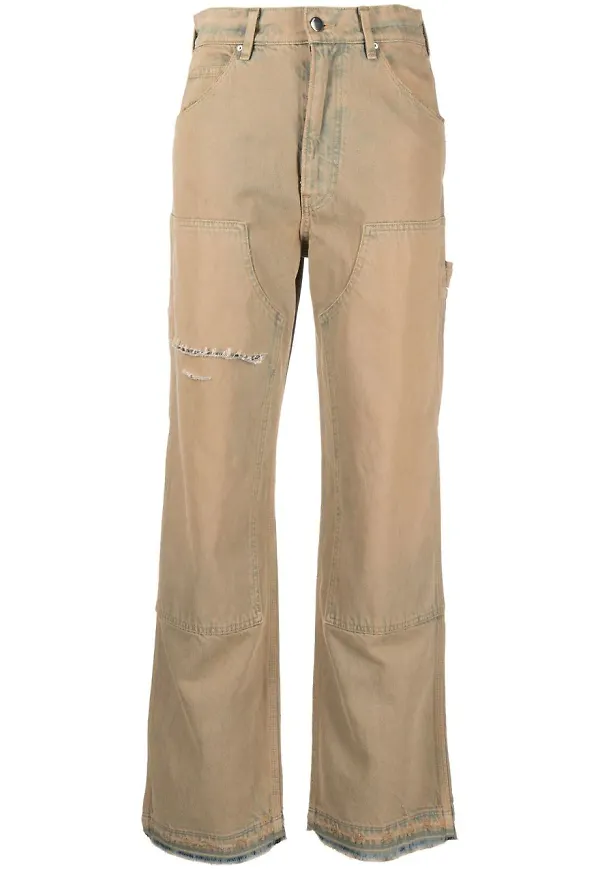 AMIRI Carpenter slitna jeans - Brun