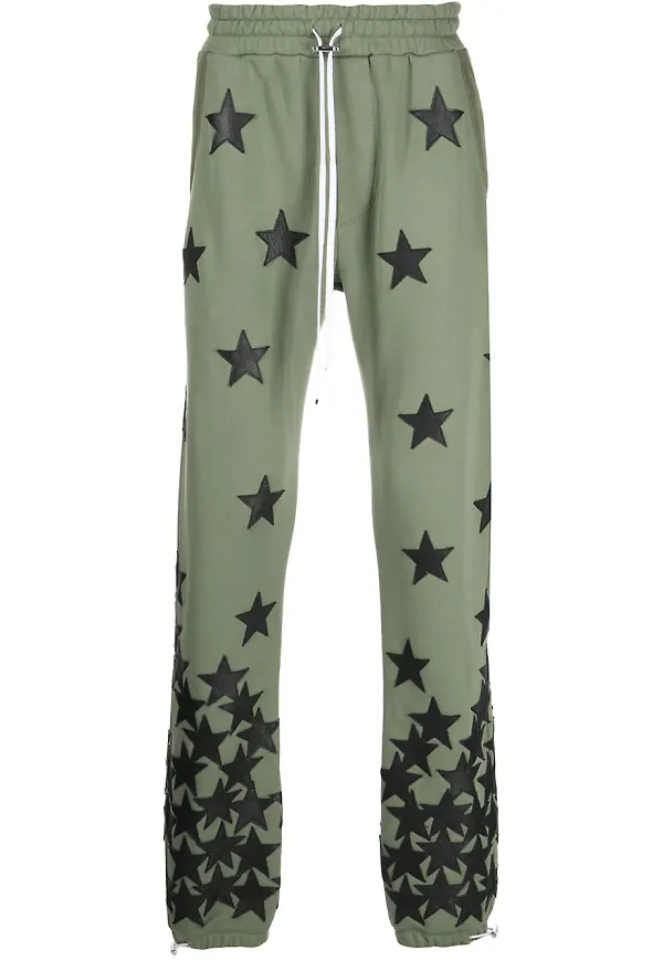 AMIRI Chemist sweatpants med stjärnmärke - Grön