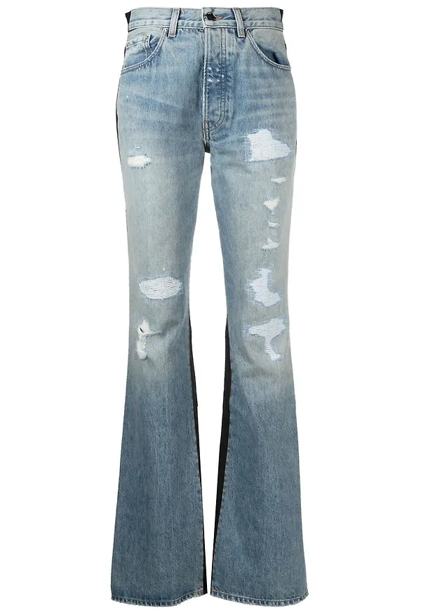 AMIRI Combo bootleg-jeans - Blå