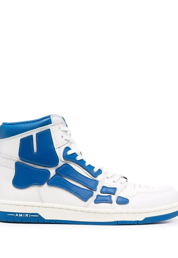 AMIRI höga sneakers med färgblock - Vit