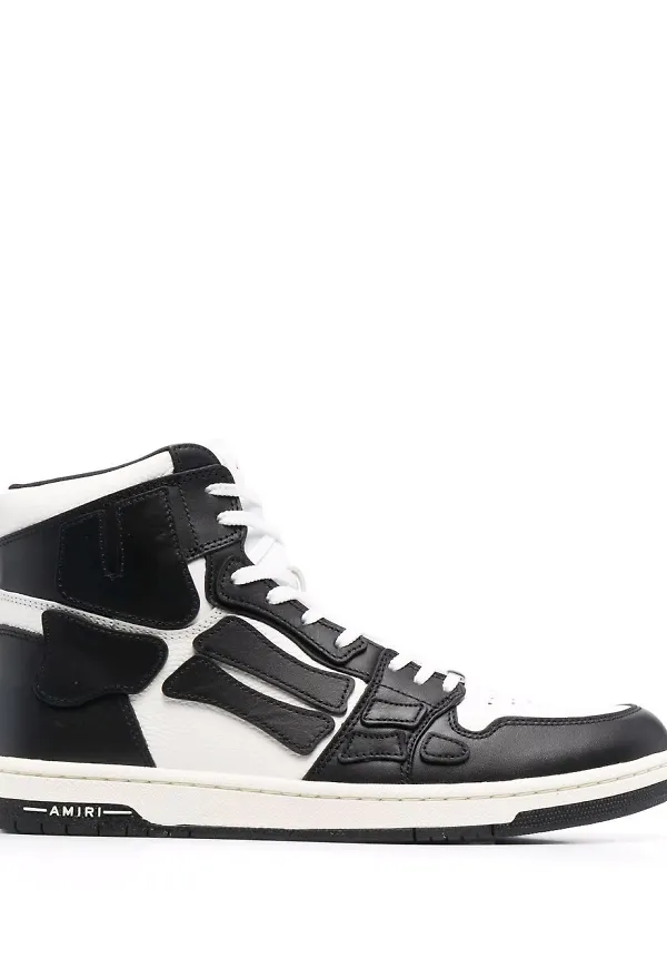 AMIRI höga sneakers med lappdetalj - Svart