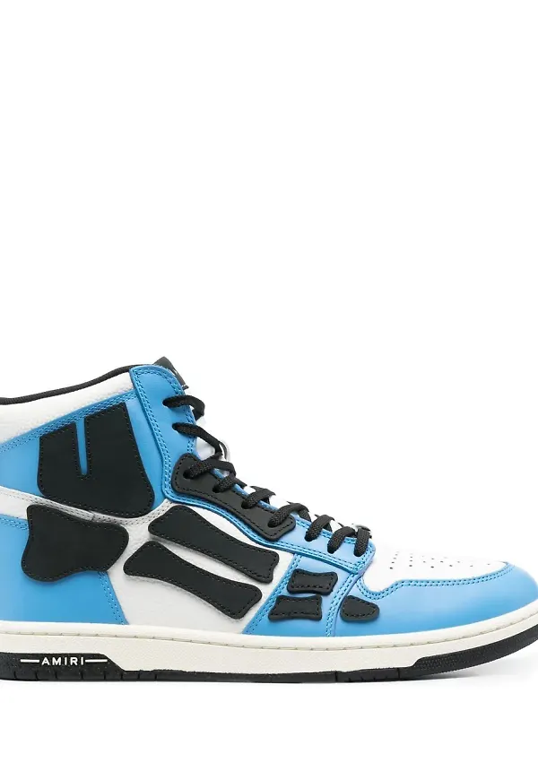 AMIRI höga sneakers med skelett - Vit