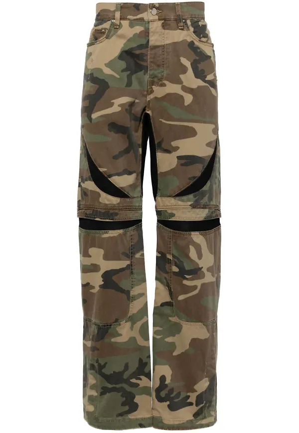 AMIRI kamouflagemönstrade jeans - Grön