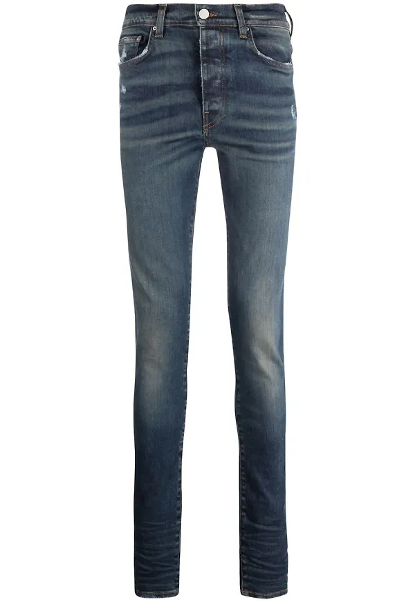 AMIRI lätt tvättade skinny-jeans - Blå
