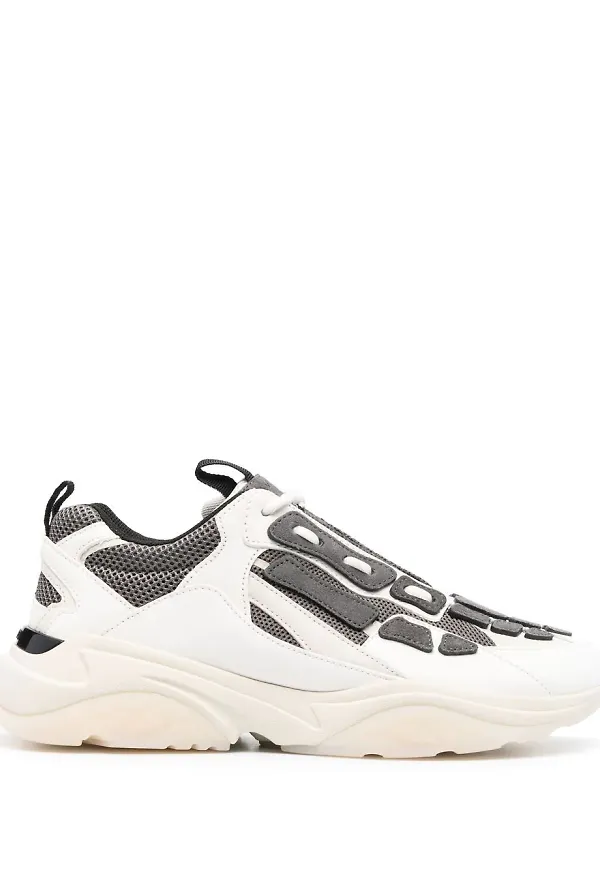 AMIRI låga sneakers med färgblock - Vit
