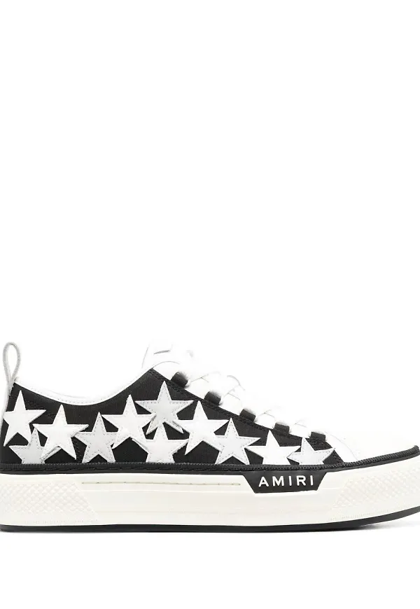 AMIRI låga sneakers med stjärnmärke - Svart