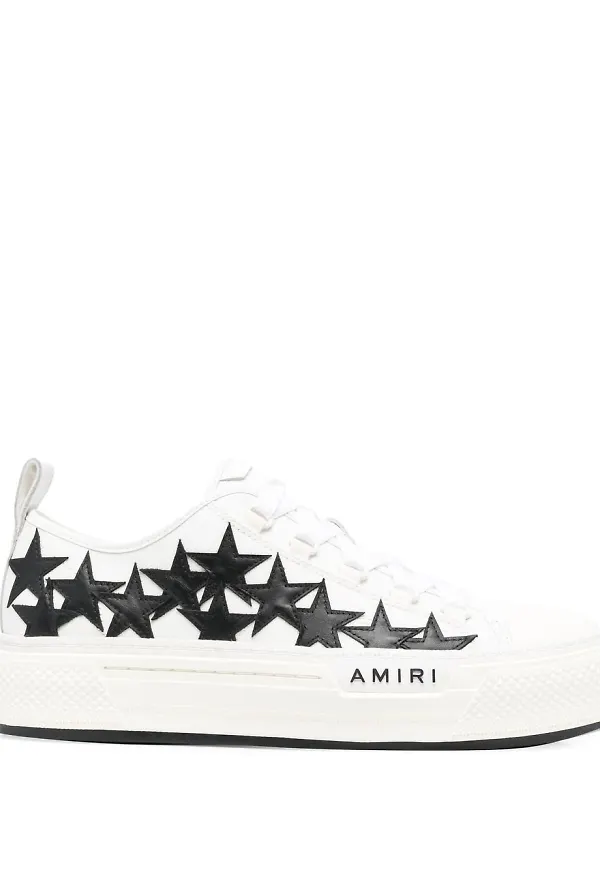AMIRI låga sneakers med stjärnmärke - Vit