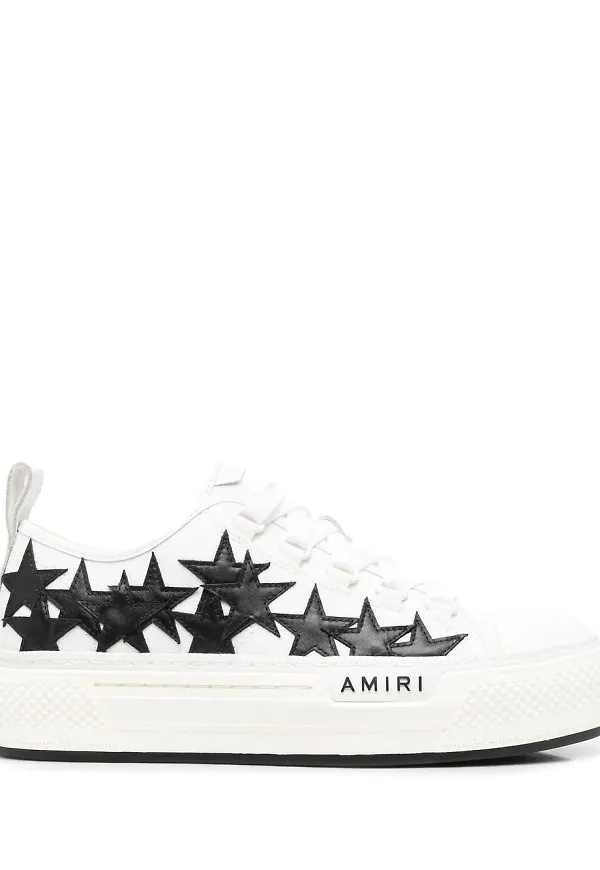 AMIRI låga sneakers med stjärnmärke - Vit