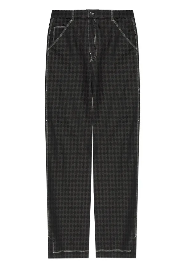 AMIRI MA Quad rutiga byxor - Svart