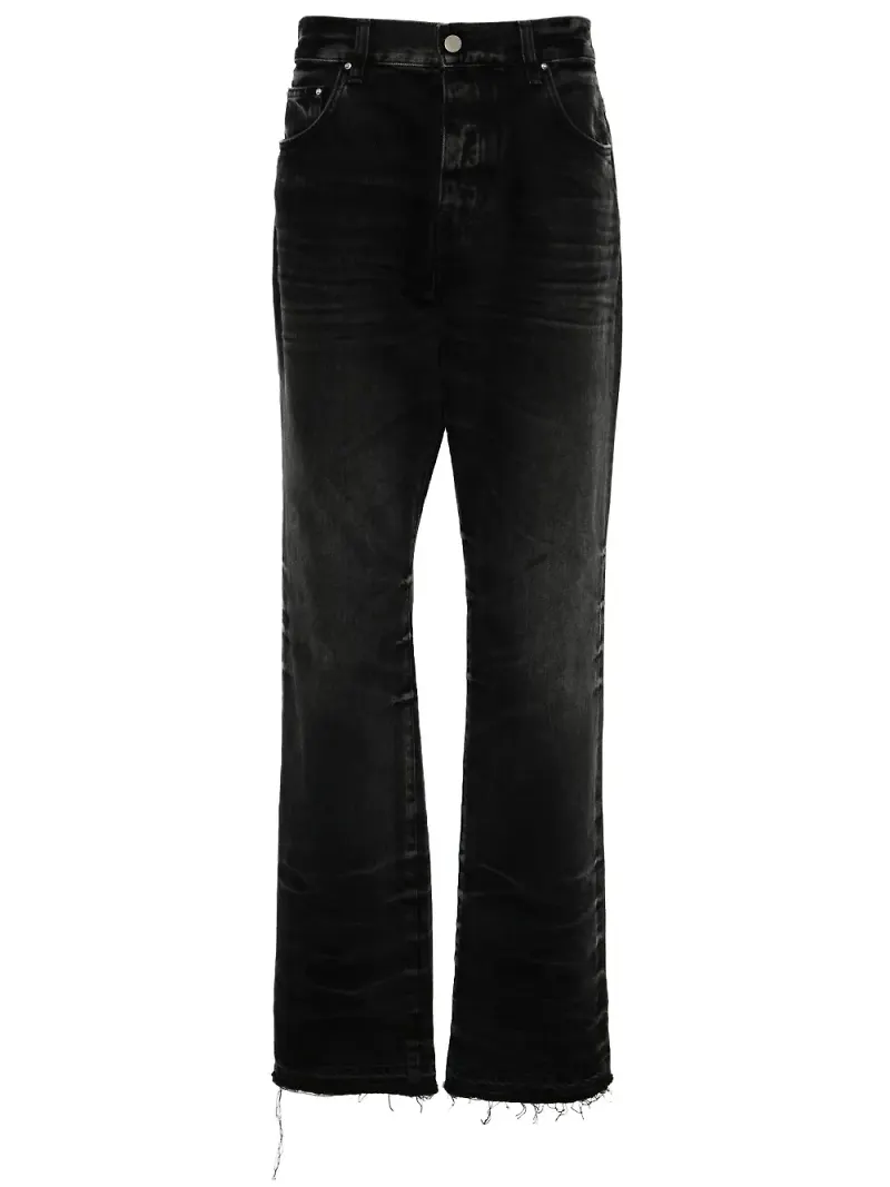 AMIRI Release Hem jeans med raka ben - Svart
