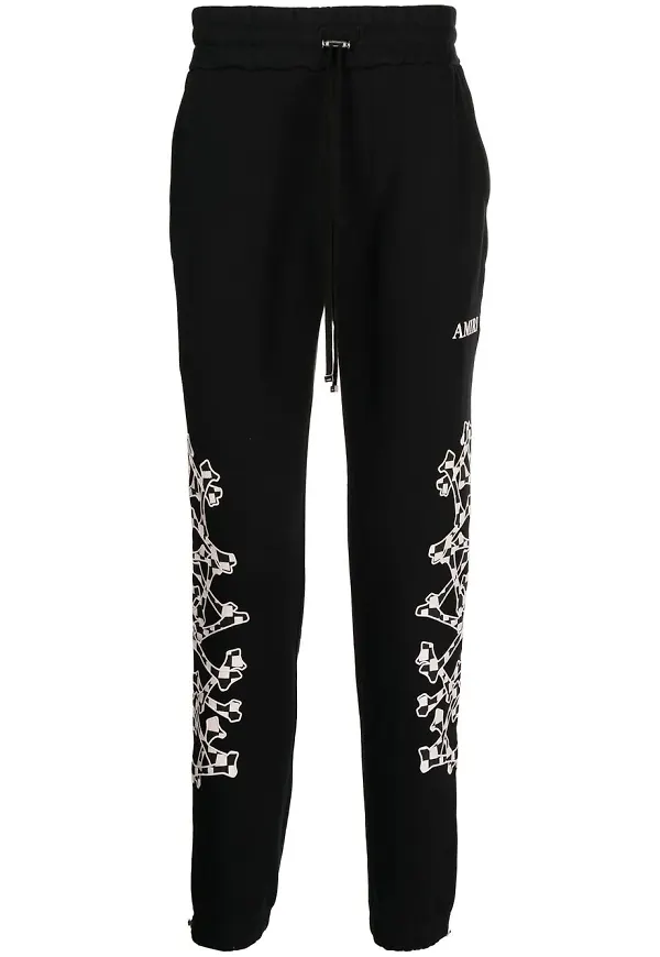 AMIRI rutiga sweatpants - Svart