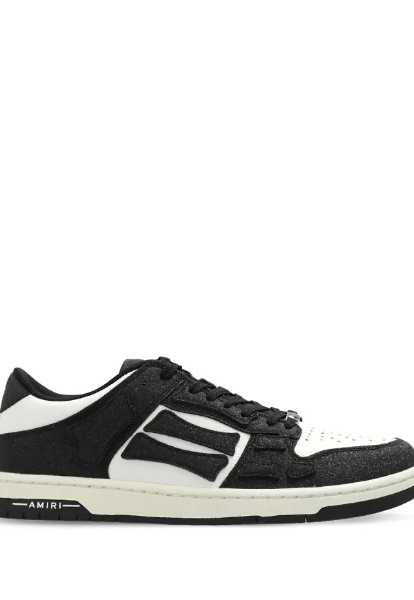 AMIRI Shimmer Skel Top låga sneakers - Svart