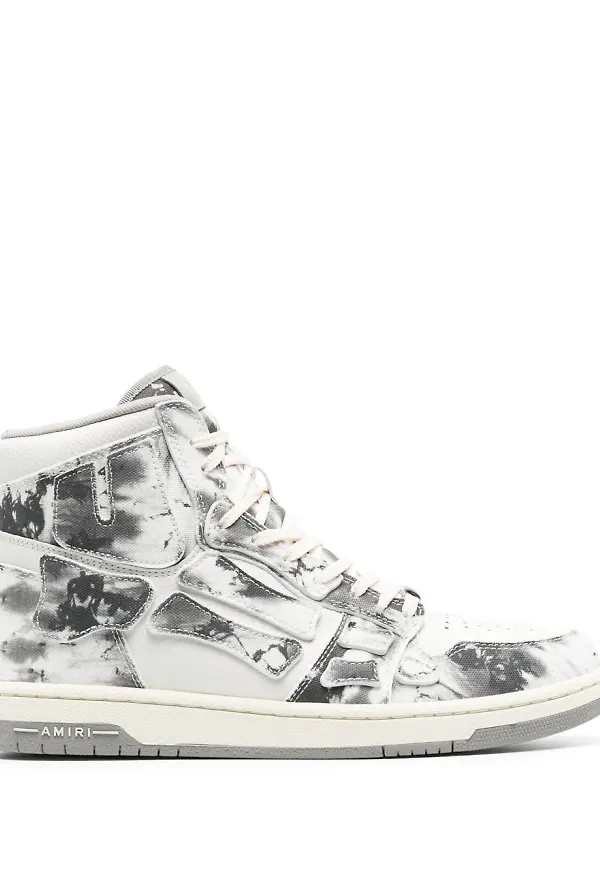 AMIRI Skel-Top batikmönstrade sneakers - Grå