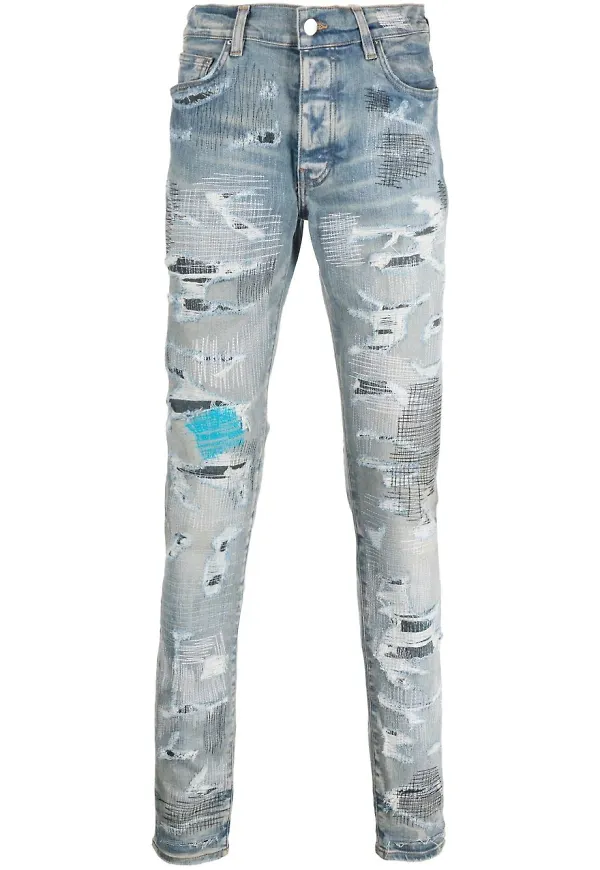 AMIRI skinny-jeans - Blå